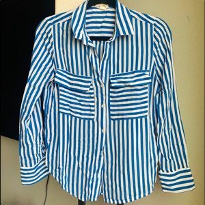 H&M stripped nautica front pockets shirt